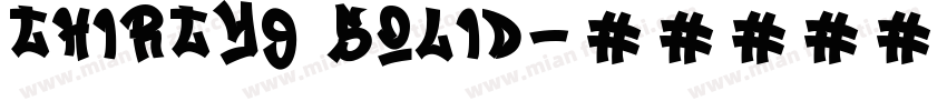 Thirty9 Solid字体转换